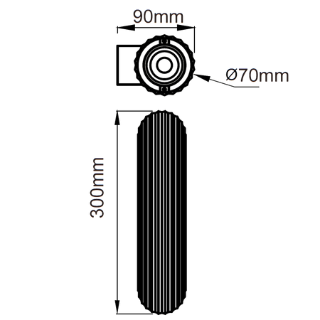 Kinkiet Tokio 2 w kolorze Białym - idealne oświetlenie do każdego wnętrza (LP-787/2W WH) - Light Prestige