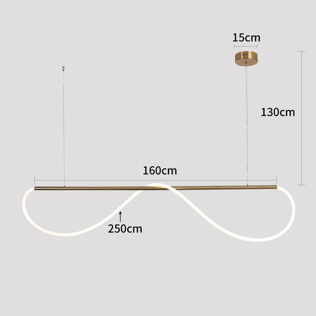 Lampa wisząca Meleca M (LP-2345/1P M) - elegancja i światło dla każdego wnętrza - Light Prestige